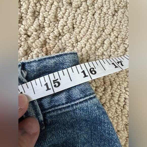 Pendleton straight leg cropped jeans high rise stretchy comfortable size 8 fall - Picture 6 of 11